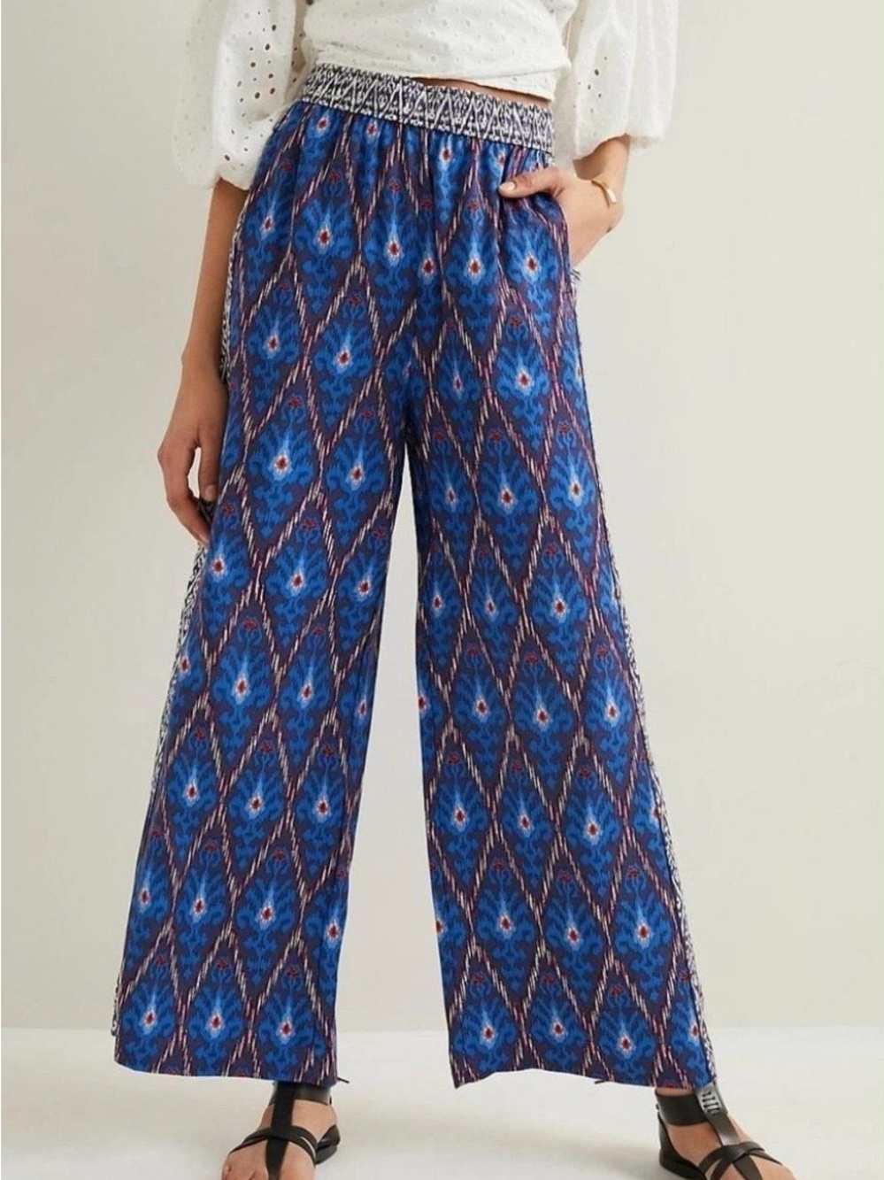 Anthropologie Vale Wide-Leg Pants
